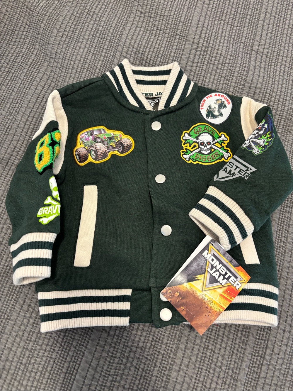 Baby Varsity Jacket Monster Jam